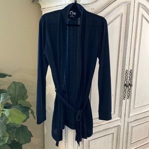 Zyia Active Black Yoga Cardigan, Women’s size XXL